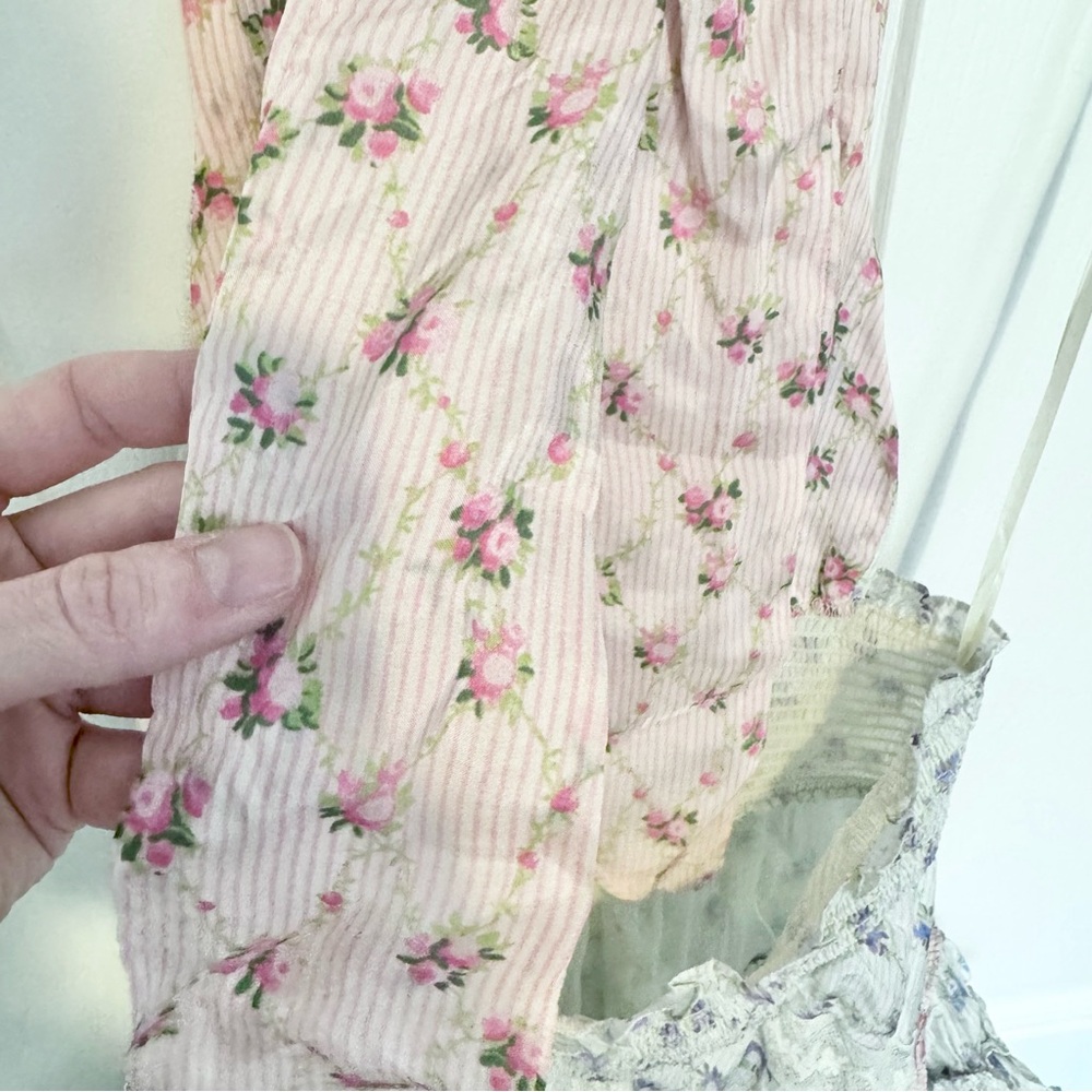 Like New LoveShackFancy Quintell Halter Mini Dress - Picture 15 of 16